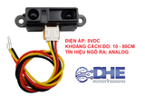 GP2Y0A21YK0F Cảm biến đo khoảng cách hồng ngoại, khoảng cách đo 10-80cm