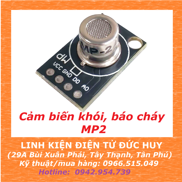 Cảm biến phát hiện khói, báo cháy MP2
