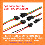 CẶP JACK KẾT NỐI SM2.54 ĐỰC - CÁI DÀI 30CM