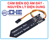 Cảm biến độ ẩm đất - Nguyên lý điện dung
