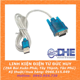 CÁP CHUYỂN ĐỔI USB RS232 COM DB9, CHIP HL340, ĐẦU RA CỔNG COM DB9 ĐỰC