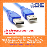 DÂY CÁP USB A ĐỰC SANG USB A ĐỰC - DÀI 30CM
