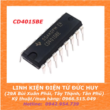 CD4015BE (2 bộ thanh ghi dịch 4 stage)