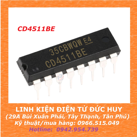 IC CD4511BE 4511 DIP 16