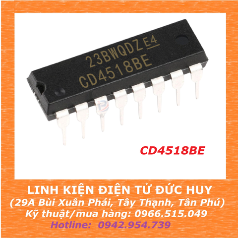 IC CD4518BE 4518 DIP 16