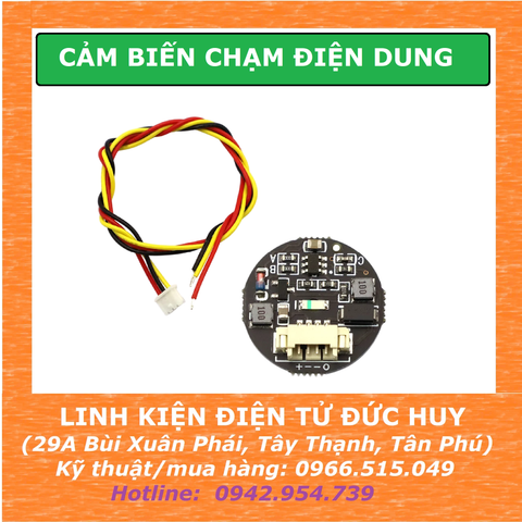 PHÍM CẢM ỨNG TOUCH CHẠM ĐIỆN DUNG 4 DÂY, 3 - 30V