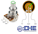 BIẾN TRỞ 3 CHÂN ĐƠN VOLUME WH148 1K/2K/5K/10K/20K/50K/100K/500k