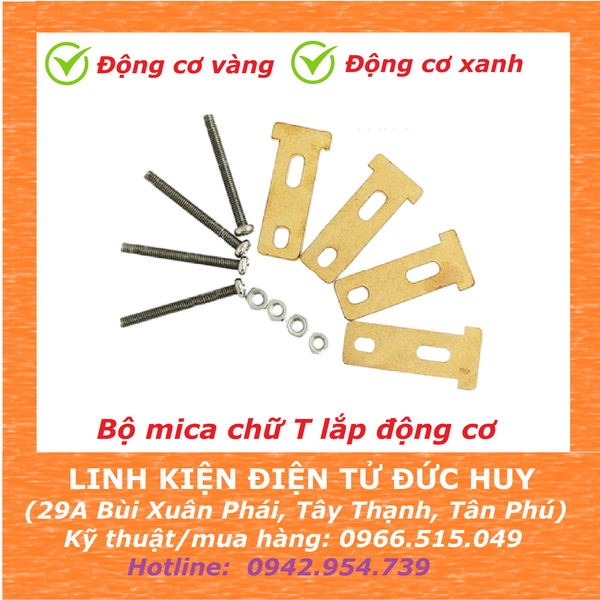 GÁ CHỮ T LẮP ĐỘNG CƠ VÀNG