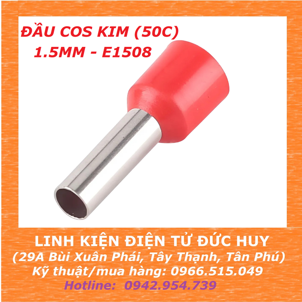 BỊCH ĐẦU COS KIM 50 CÁI 1.5mm E1508