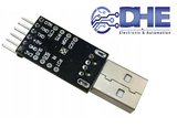 MODULE CHUYỂN ĐỔI USB UART TTL CHIP CP2102 ( BOARD ĐEN ) RA 6 CHÂN