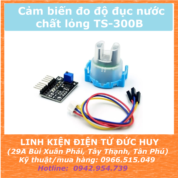 CẢM BIẾN ĐO ĐỘ ĐỤC CỦA NƯỚC, CHẤT LỎNG TS-300B