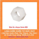Đai ốc nhựa 3mm M3