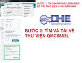 QMC5883L GY-271 Cảm biến la bàn điện tử số (từ trường)