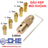 ĐẦU KẸP MŨI KHOAN MẠCH, TRỤC 3MM