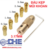 ĐẦU KẸP MŨI KHOAN MẠCH, TRỤC 3.17MM