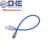 Cáp USB MICRO 30cm nạp code (Arduino ESP8266, ESP32)