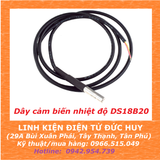 Dây cảm biến nhiệt độ DS18B20, bọc kim loại đầu do, dây dài 1m