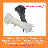 DÂY RÚT NHỰA DÀI  3 x 200MM - BẢN RỘNG 3MM - 1 BÓ (50 SỢI) - MÀU TRẮNG