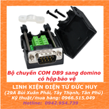 CỔNG DB9 - DOMINO ĐẦU ĐỰC, CÓ HỘP BẢO VỆ