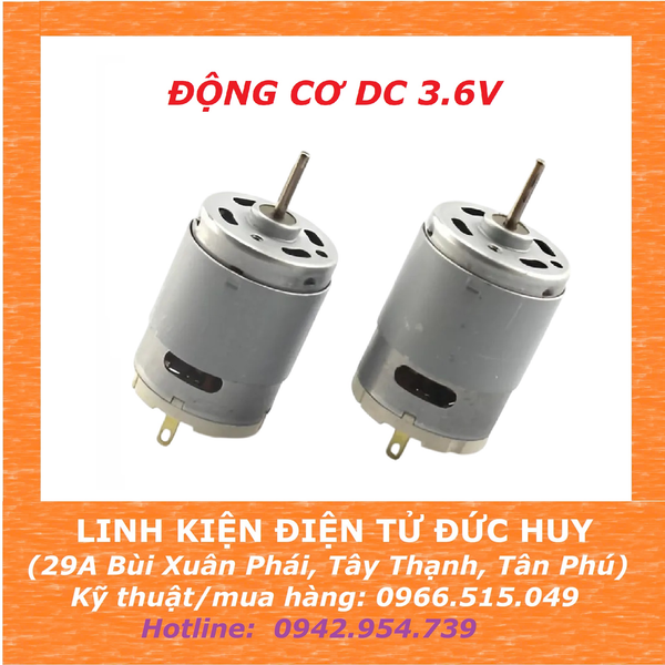 Động cơ DC 3.6V