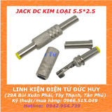 Đầu cấp nguồn DC đực kim loại 5.5x2.5