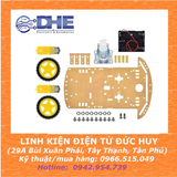 BỘ KHUNG XE ROBOT 3 BÁNH 2WD MICA, ĐẦY ĐỦ PHỤ KIỆN