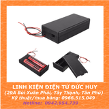 ĐẾ PIN 2 CELL 18650 CÓ NẮP ĐẬY, CÔNG TẮC ON/OFF
