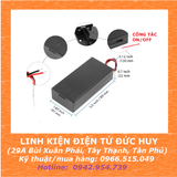 ĐẾ PIN 2 CELL 18650 CÓ NẮP ĐẬY, CÔNG TẮC ON/OFF
