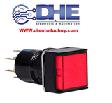 NÚT NHẤN NHẢ 16MM, LAY16F-11, MÀU ĐỎ