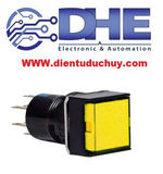 NÚT NHẤN GIỮ 16MM, LAY16F-11, MÀU VÀNG