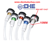 Đèn báo nguồn, đèn báo pha 10MM 220VAC