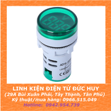 Đèn báo volt kế AD16 22DSV, Màu xanh lá