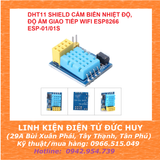 DHT11 CẢM BIẾN NHIỆT ĐỘ, ĐỘ ẨM GIAO TIẾP WIFI ESP8266 ESP-01/01S/8285