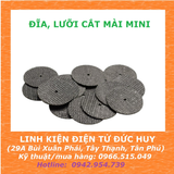 ĐĨA, LƯỠI CẮT MÀI SẮT MINI
