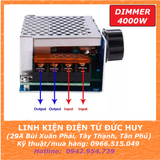 MẠCH CÔNG SUẤT ĐIỀU CHỈNH ĐIỆN ÁP AC DIMMER AC 4000W
