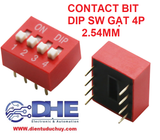 CONTAC BIT DIP SW GẠT 4P