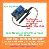 Cảm biến độ ẩm đất 12V, ngõ ra output relay
