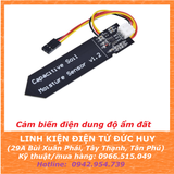 Cảm biến độ ẩm đất - Nguyên lý điện dung