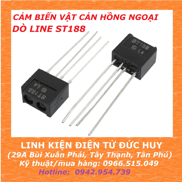LED CẢM BIẾN VẬT CẢN, DÒ LINE ST188 KHÔNG TIẾP XÚC
