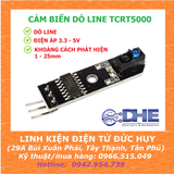 HW-006 CẢM BIẾN HỒNG NGOẠI DÒ LINE ĐƠN, PHÁT HIỆN VẬT CẢN  5VDC- TCRT5000