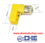 ĐỘNG CƠ VÀNG HÌNH CHỮ L, 3~8VDC, 1/48 (125RPM)