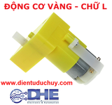 ĐỘNG CƠ VÀNG HÌNH CHỮ L, 3~8VDC, 1/48 (125RPM)