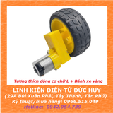 ĐỘNG CƠ VÀNG HÌNH CHỮ L, 3~8VDC, 1/48 (125RPM)