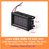 Đồng hồ đo điện áp, volt 4.5V-30VDC 2 dây (Led 0.56'' màu đỏ)