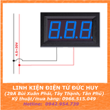 Đồng hồ đo điện áp, volt 4.5V-30VDC 2 dây (Led 0.56'' màu đỏ)