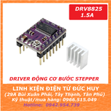MẠCH CÔNG SUẤT DRIVER ĐIỀU KHIỂN ĐỘNG CƠ BƯỚC DRV8825 - ĐIỆN ÁP RỘNG 8.2V-45V, DÒNG ĐIỆN LIÊN TỤC 1.5A