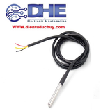 Dây cảm biến nhiệt độ DS18B20, bọc kim loại đầu do, dây dài 1m