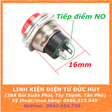 Công tắc contact nút nhấn nhả 16mm DS 212, Màu đỏ