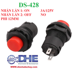 DS-428 nút nhấn giữ -  12mm