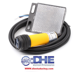 CẢM BIẾN VẬT CẢN HỒNG NGOẠI (PHẢN XẠ GƯƠNG) E3F-R2N1, 6~36VDC, NPN, NO, PHÁT HIỆN XA 2M